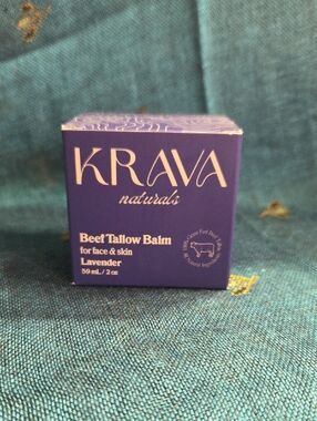 KRAVA Naturals Beef Tallow Balm - Lavender (Purple)